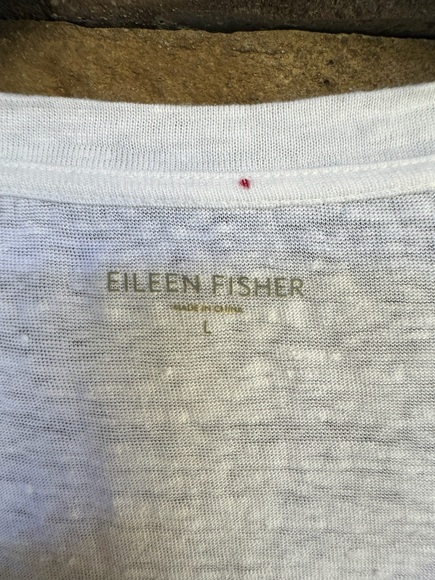 Eileen Fisher Scoop Neck Top-Size Large - Picture 2 of 5